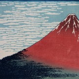 Katsushika Hokusai 'Red Fuji' 1831
